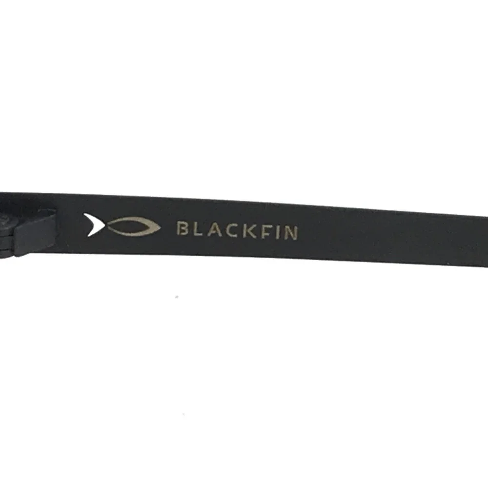 Blackfin Eyeglasses Frames BF805 ROCKLAND COL.655 Black Gray Rectangle 53-20-145